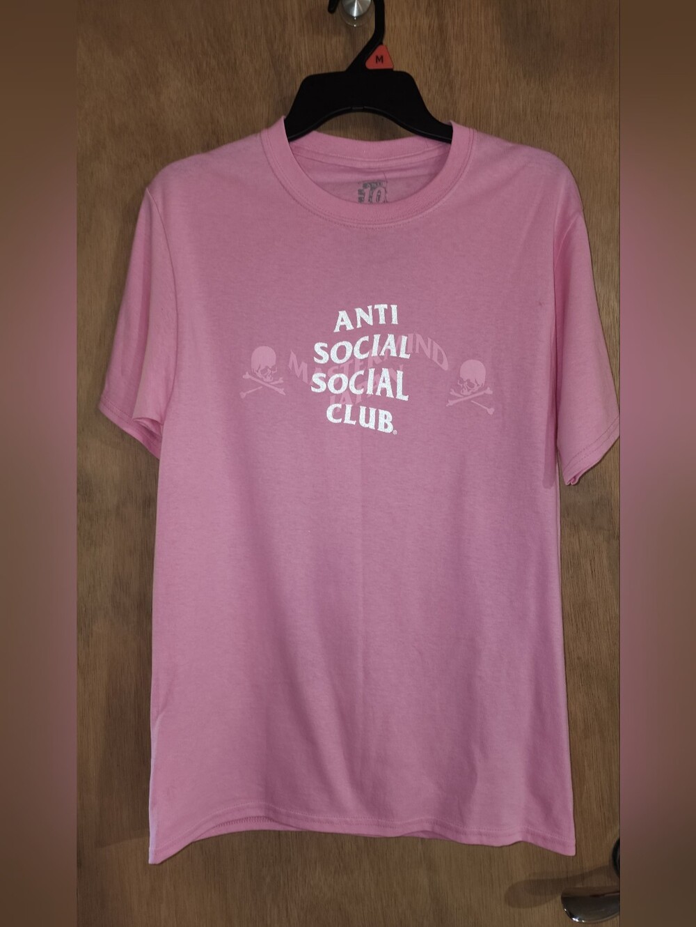 Anti Social Social Club x Mastermind mind Tee 'Candy Pink' Small New